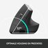 Logitech MX Vertical | Ergonomische Draadloze Muis | Rechtshandig | RF + Bluetooth | 4000 DPI | Zwart/Zilver_5