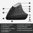 Logitech MX Vertical | Ergonomische Draadloze Muis | Rechtshandig | RF + Bluetooth | 4000 DPI | Zwart/Zilver_5