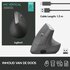 Logitech MX Vertical | Ergonomische Draadloze Muis | Rechtshandig | RF + Bluetooth | 4000 DPI | Zwart/Zilver_5
